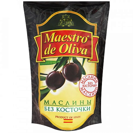 Маслины MAESTRO DE OLIVA без косточки 170г 