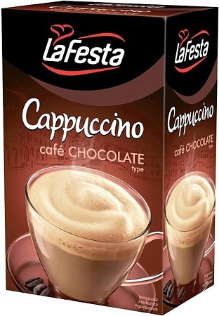 Напиток LA FESTA Кофейный Капучино Кремо Шоколадный 125г 