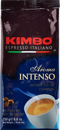 Кофе KIMBO зерно AROMA INTENSO 250г 