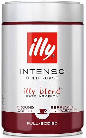 Кофе ILLY молотый темной обжарки 250г 