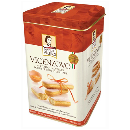 Палочки VICENZI BISCOTTI Vicenzovo с сахарной помадкой 400г 