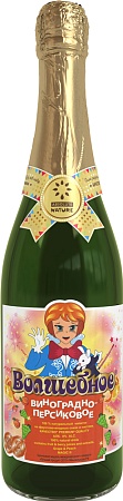 Шампанское ВОЛШЕБНОЕ детское Виноградно-персиковый 750мл 