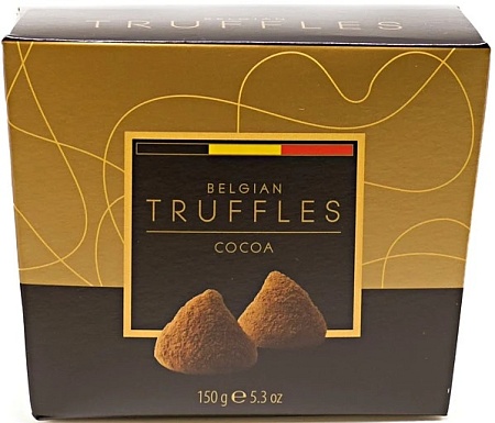 Трюфели BELGIAN TRUFFLES со вкусом какао 150г 