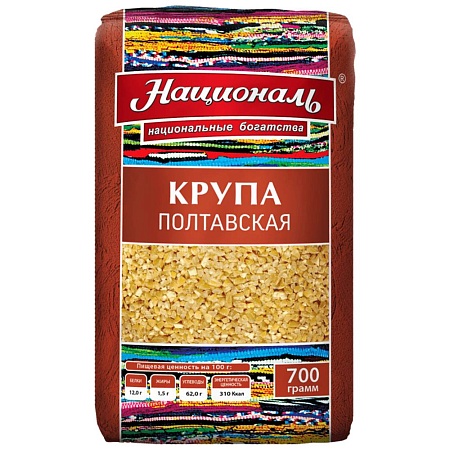 Крупа НАЦИОНАЛЬ Полтавская пшеничная 700г 