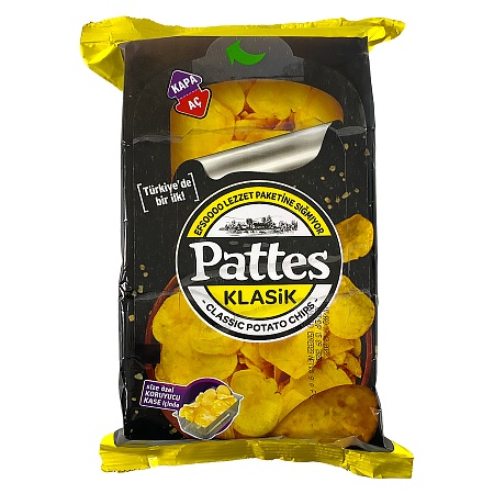 Чипсы PATTES картофельные классические 100г 