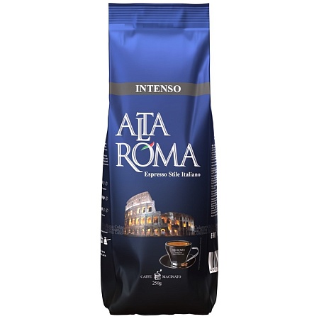 Кофе ALTA ROMA Intenso молотый 80% арабика / 20% робуста 250г 