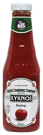 Кетчуп KYKNOS томатный 330г 
