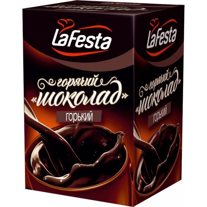 Горячий шоколад LA FESTA Горький 220г