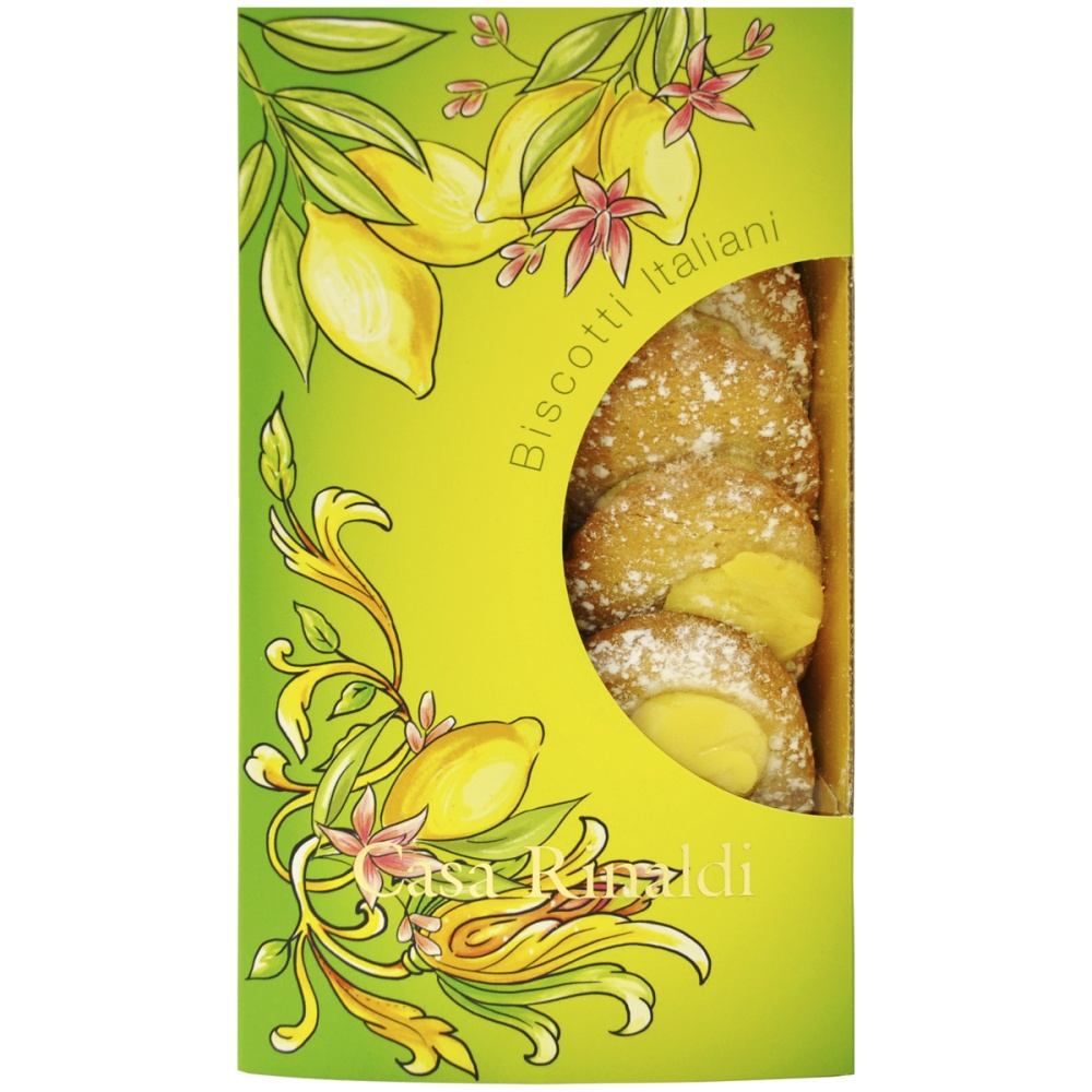 Печенье CASA RINALDI Лимони с лимонным кремом 200г