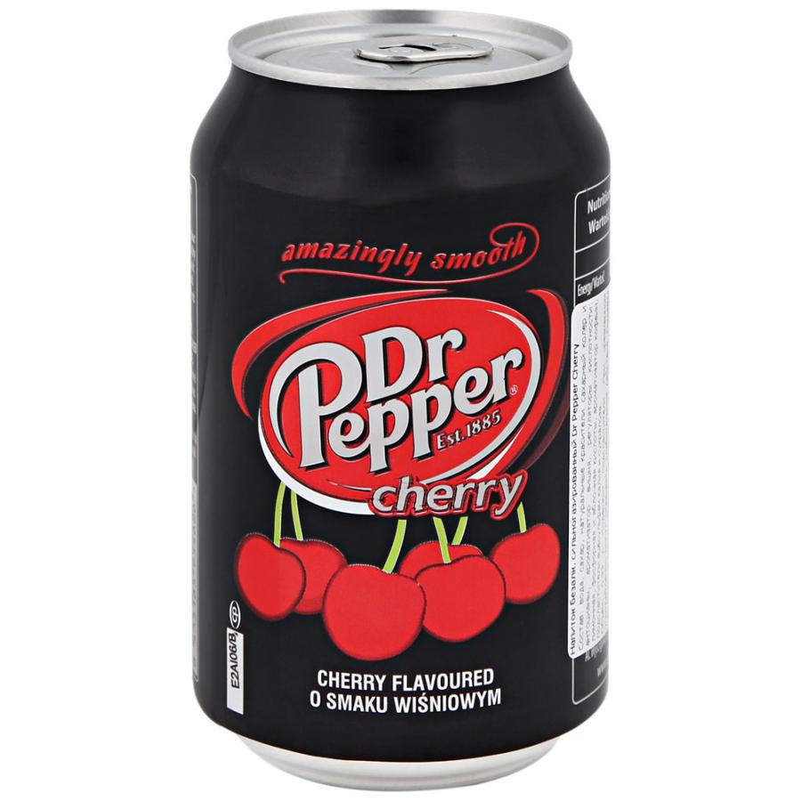 Напиток Dr. Pepper 23 Cherry (Польша) газированный 330мл