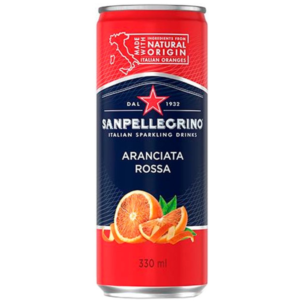 Напиток SAN PELLEGRINO газированный Aranciata Rossa / Красный апельсин 330мл