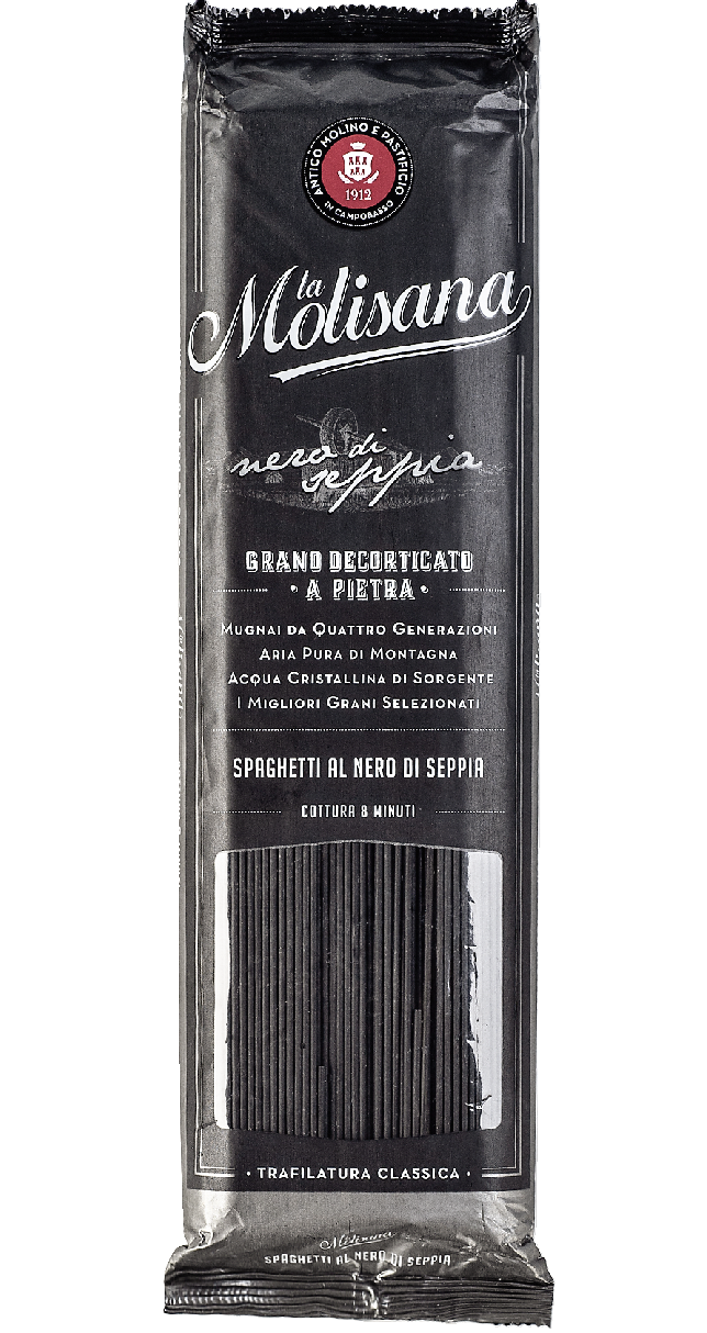 Макароны LA MOLISANA №15 Спагетти с чернилами каракатицы 500г