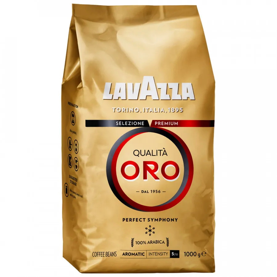 Кофе LAVAZZA Qualita Oro в зернах 1000г