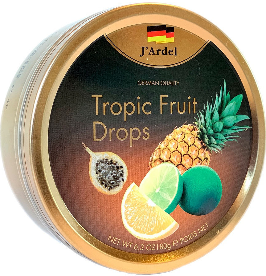 Леденцы J'ARDEL со вкусом тропических фруктов 180г