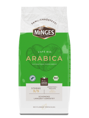 Кофе MINGES Bio-Cafe 100% Arabica зерно 1000г 