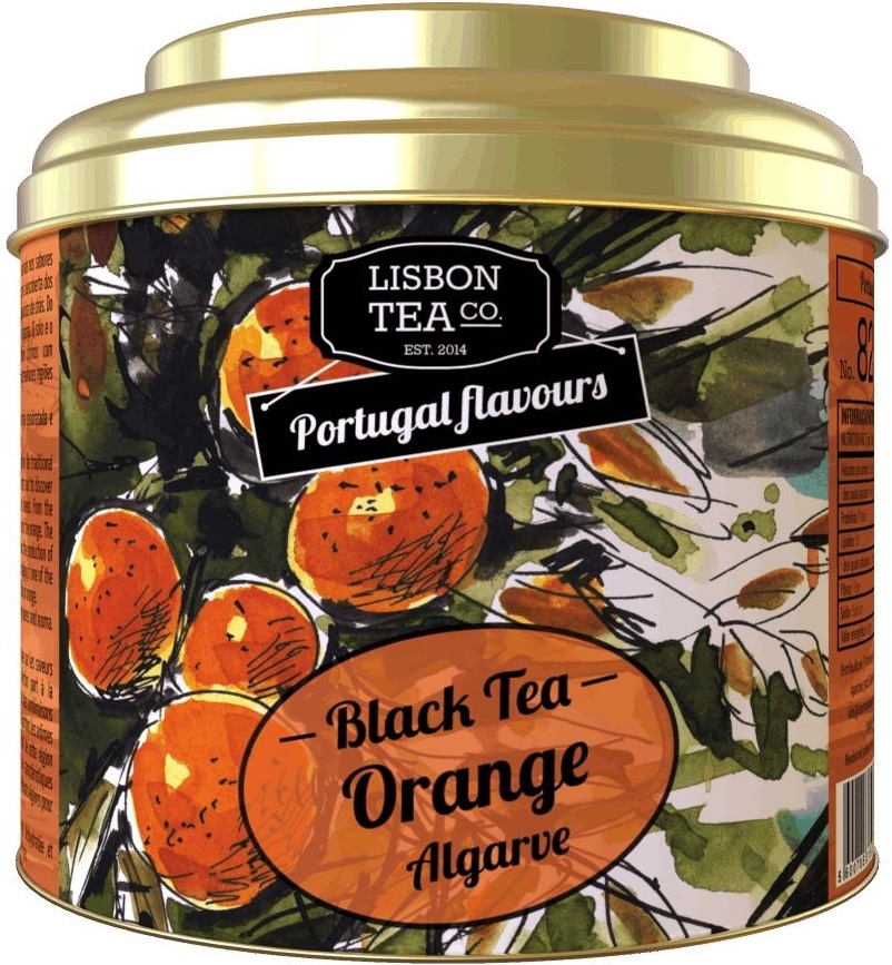 Чай LISBON TEA черный апельсин из Алгарве 75г