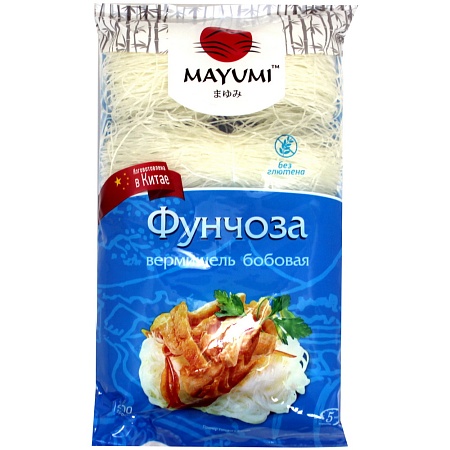 Вермишель MAYUMI бобовая Фунчоза 200г 