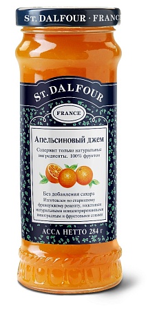 Джем St. DALFOUR без сахара Апельсин 284г 