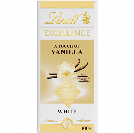 Шоколад LINDT EXCELLENCE Белый с ванилью 100г 