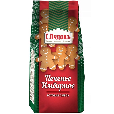 Смесь С.Пудовъ Печенье имбирное 400г 