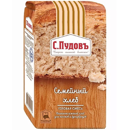 Смесь С.Пудовъ Семейный хлеб 500г 
