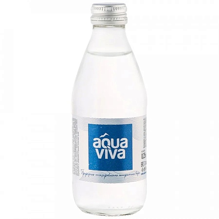 Вода AQUA VIVA Природная минеральная негазированная питьевая 250мл 