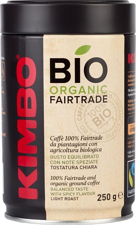 Кофе KIMBO молотый BIO 250г 