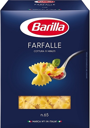 Макароны BARILLA №65 Farfalle / Фарфалле 400г 