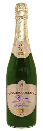 Шампанское ABSOLUTE NATURE безалкогольное Брют 750мл 
