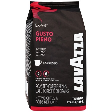 Кофе LAVAZZA EXPERT &quot;Густо Пиено&quot; (Арабика+Робуста) зерно 1000г 