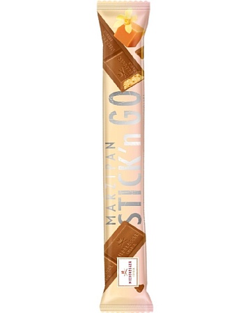 Шоколад NIEDEREGGER Stick’n GO Марципановые палочки с ванилью-тоффи 40г 