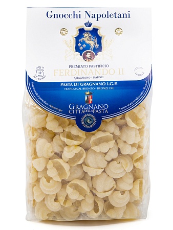 Паста FERDINANDO II Ньокки Наполетани IGP Gragnano 500г 