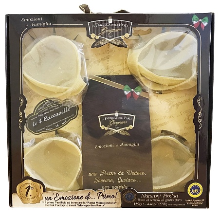 Паста GRAGNANO ракушка большая с рецептами (4шт) / Caccavelle la ricarica 220г 