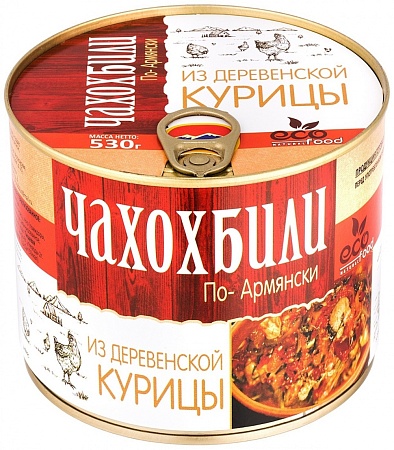 Суп ECOFOOD Чахохбили по-армянски из деревенской курицы 530г 