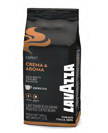 Кофе LAVAZZA EXPERT &quot;Крема Арома&quot; (Арабика+Робуста) зерно 1000г 