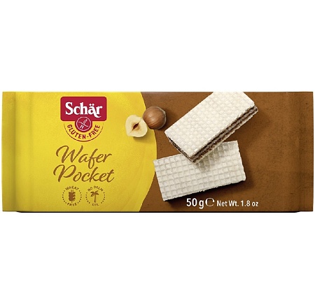 Вафли Dr. SCHAR Wafer Pocket с ореховым кремом 50г 