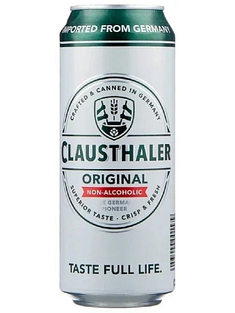 Пиво CLAUSTHALER ORIGINAL безалкогольное 500мл 