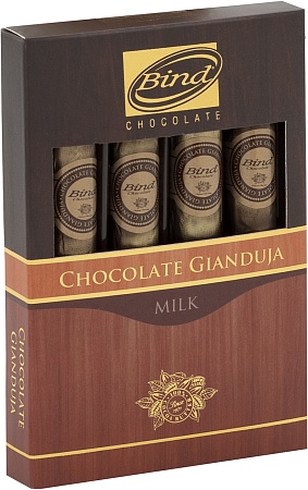 Шоколад BIND СИГАРА с пралине (4шт*25г) 100г 