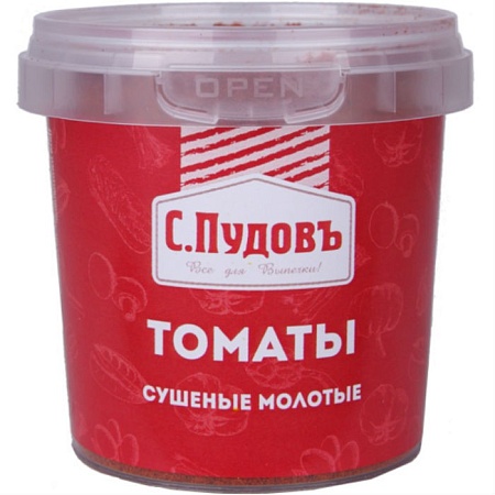 Томаты С.Пудовъ сушеные молотые 85г 