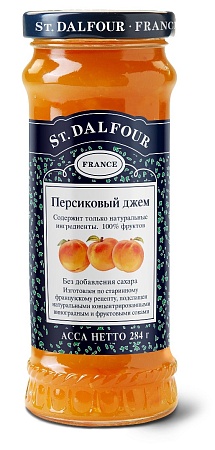 Джем St. DALFOUR без сахара Персик 284г 