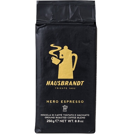Кофе HAUSBRANDT Nero Espresso молотый 250г 