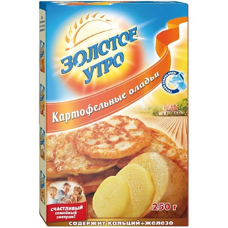 Смесь ЗОЛОТОЕ УТРО картофельные оладьи 250г 