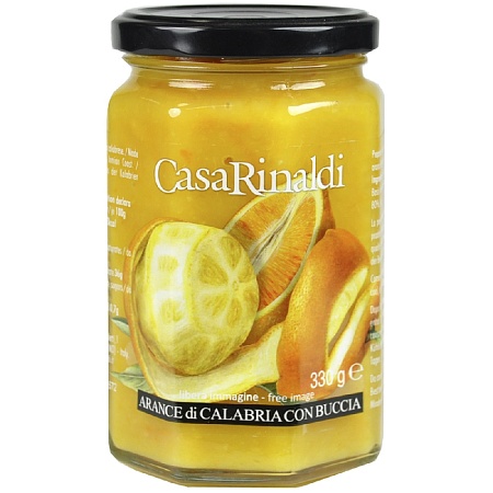 Конфитюр CASA RINALDI из Овальных апельсинов с цедрой 330г 