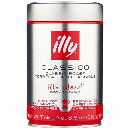 Кофе ILLY ROAST CLASSICO MOKA молотый 250г 