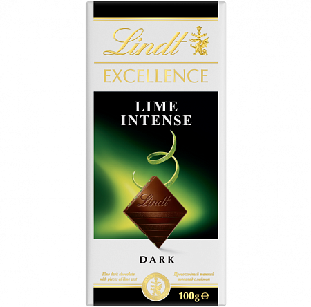 Шоколад LINDT EXCELLENCE Темный с Лаймом 100г 