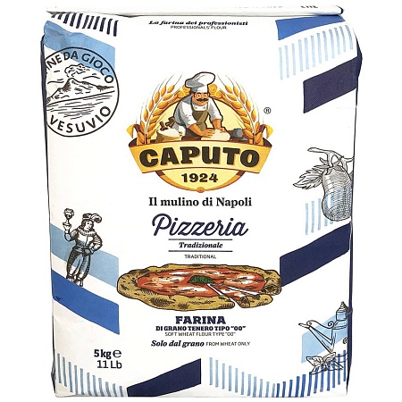Мука Antimo CAPUTO Pizzeria из мягких сортов пшеницы для Пиццы &quot;00&quot; 5кг 
