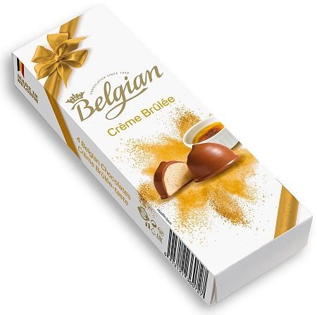 Конфеты The Belgian Шоколадные крем брюле 50г 