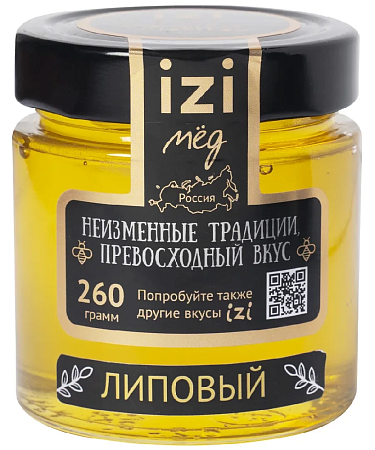 Мёд IZI Липовый 260г 