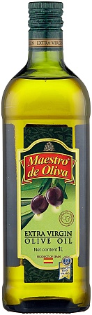Масло MAESTRO DE OLIVA оливковое Extra Virgin 1л 