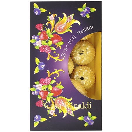 Печенье CASA RINALDI Гочче с джемом из лесных ягод 200г 